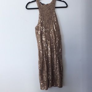 Bebe sequin form fitting dress